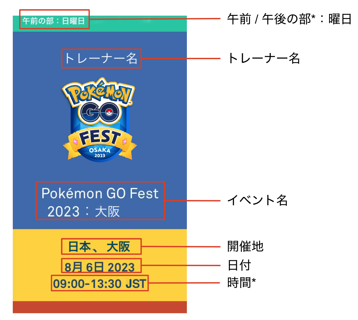 イベント内容 - Pokémon GO Fest 2023：大阪